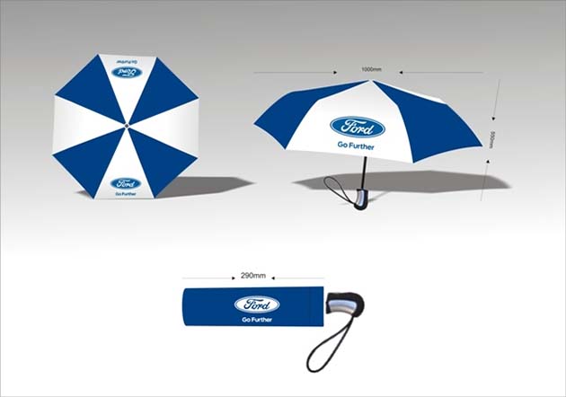 Ô dù cầm tay in logo giúp tăng nhận diện thương hiệu